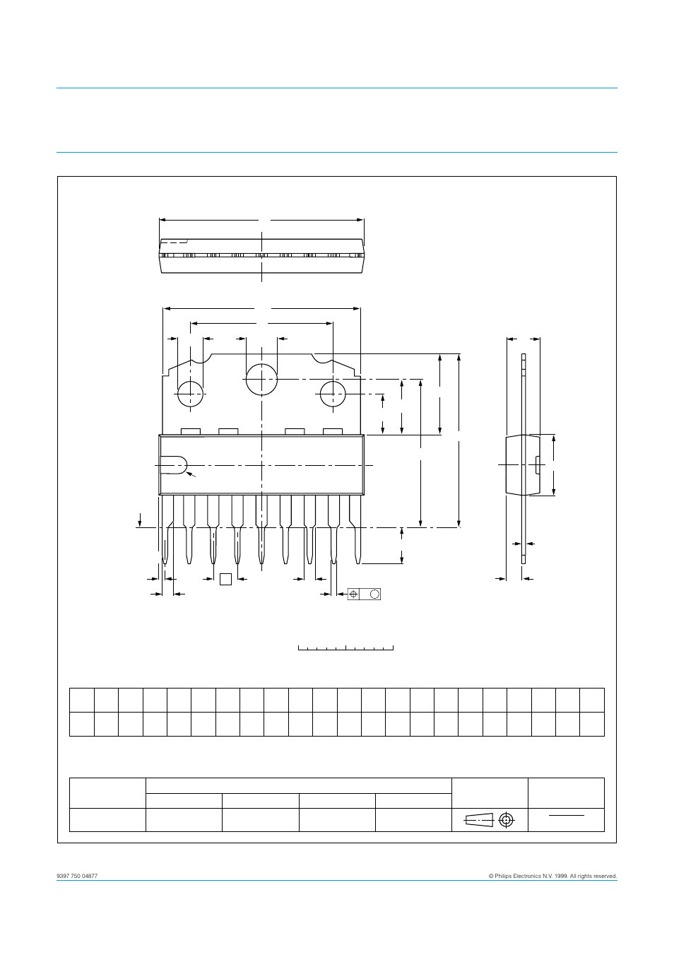 Package outline, Tda8943sf, Philips semiconductors | 7 w mono btl audio amplifier | Philips TDA8943SF User Manual | Page 8 / 12