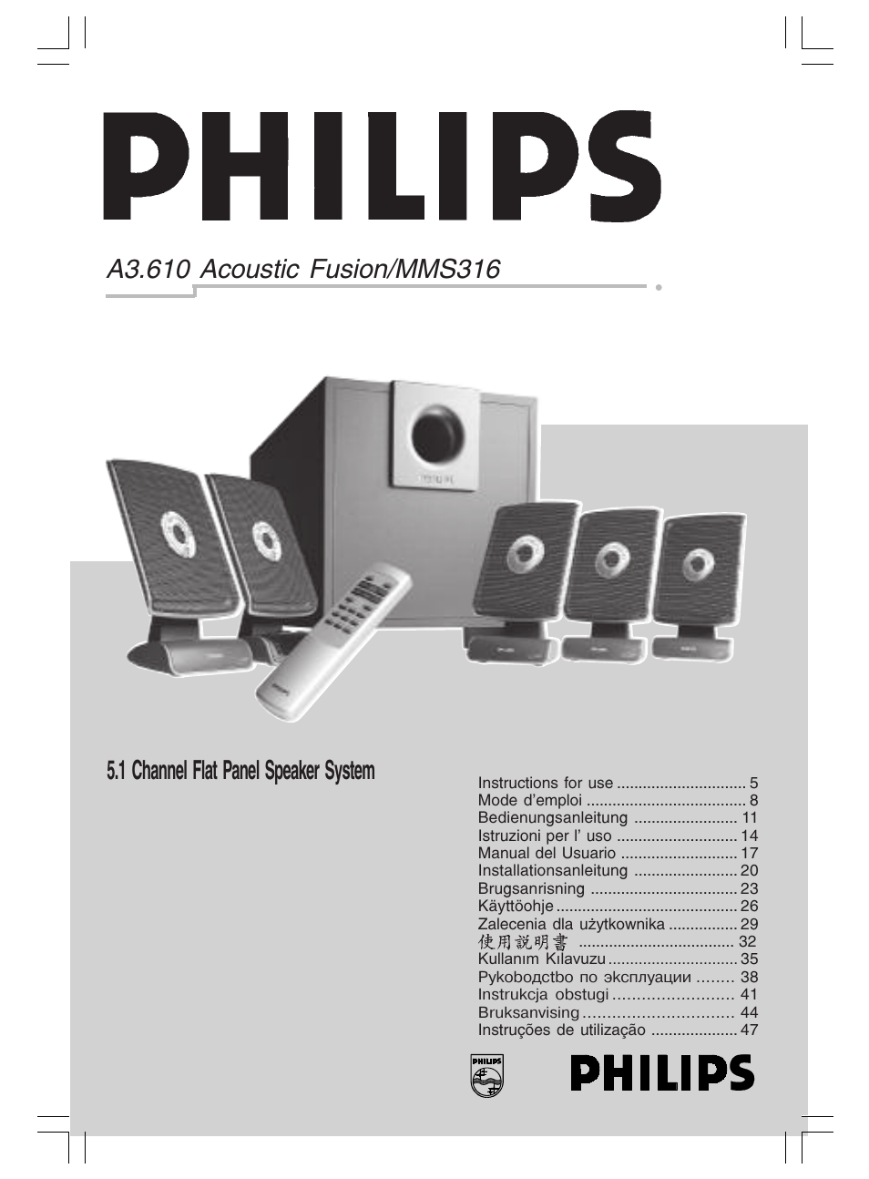 Philips MMS316 User Manual | 50 pages