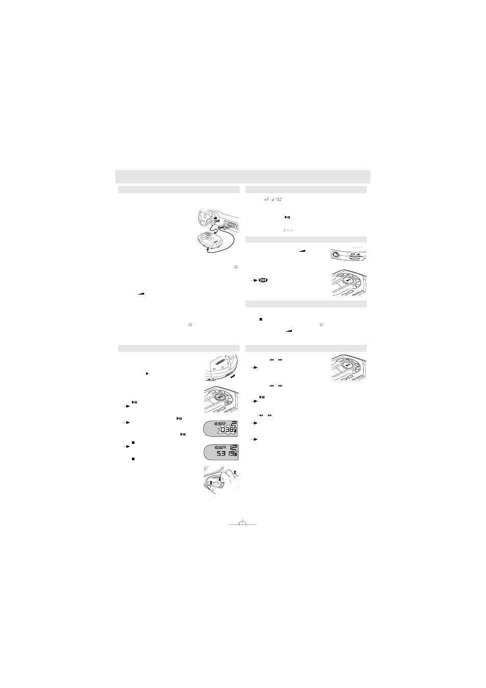 Vol. open, Safety sécurite seguridad | Philips AX5125 User Manual | Page 7 / 10