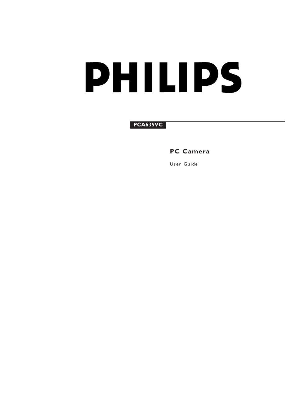 Philips PCA635VC User Manual | 47 pages