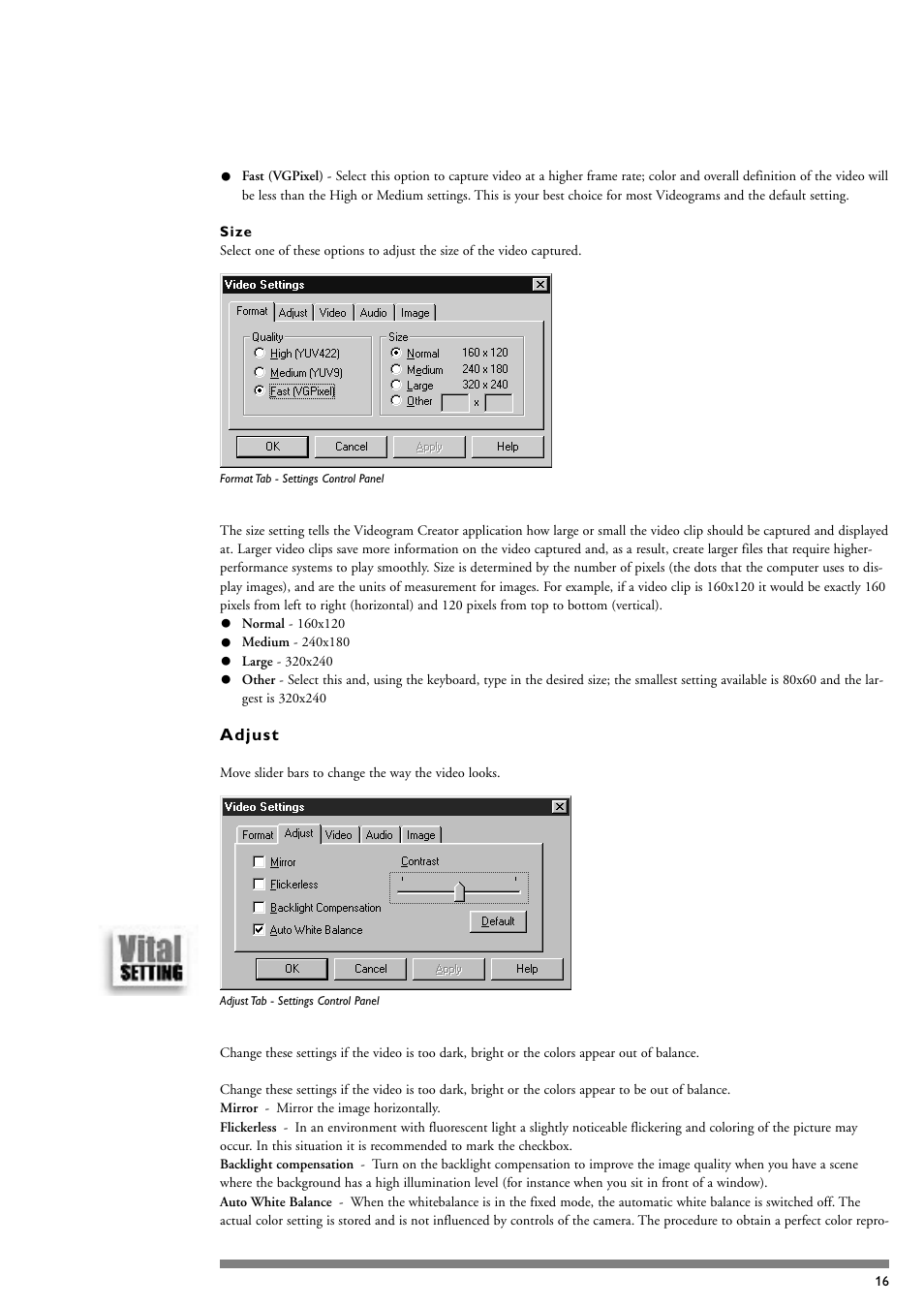 Philips PCA635VC User Manual | Page 16 / 47