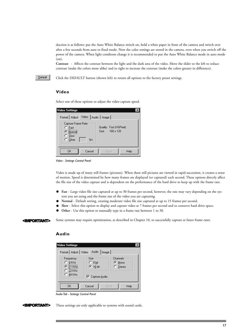 Philips PCA635VC User Manual | Page 17 / 47