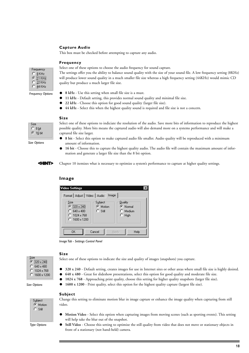 Philips PCA635VC User Manual | Page 18 / 47