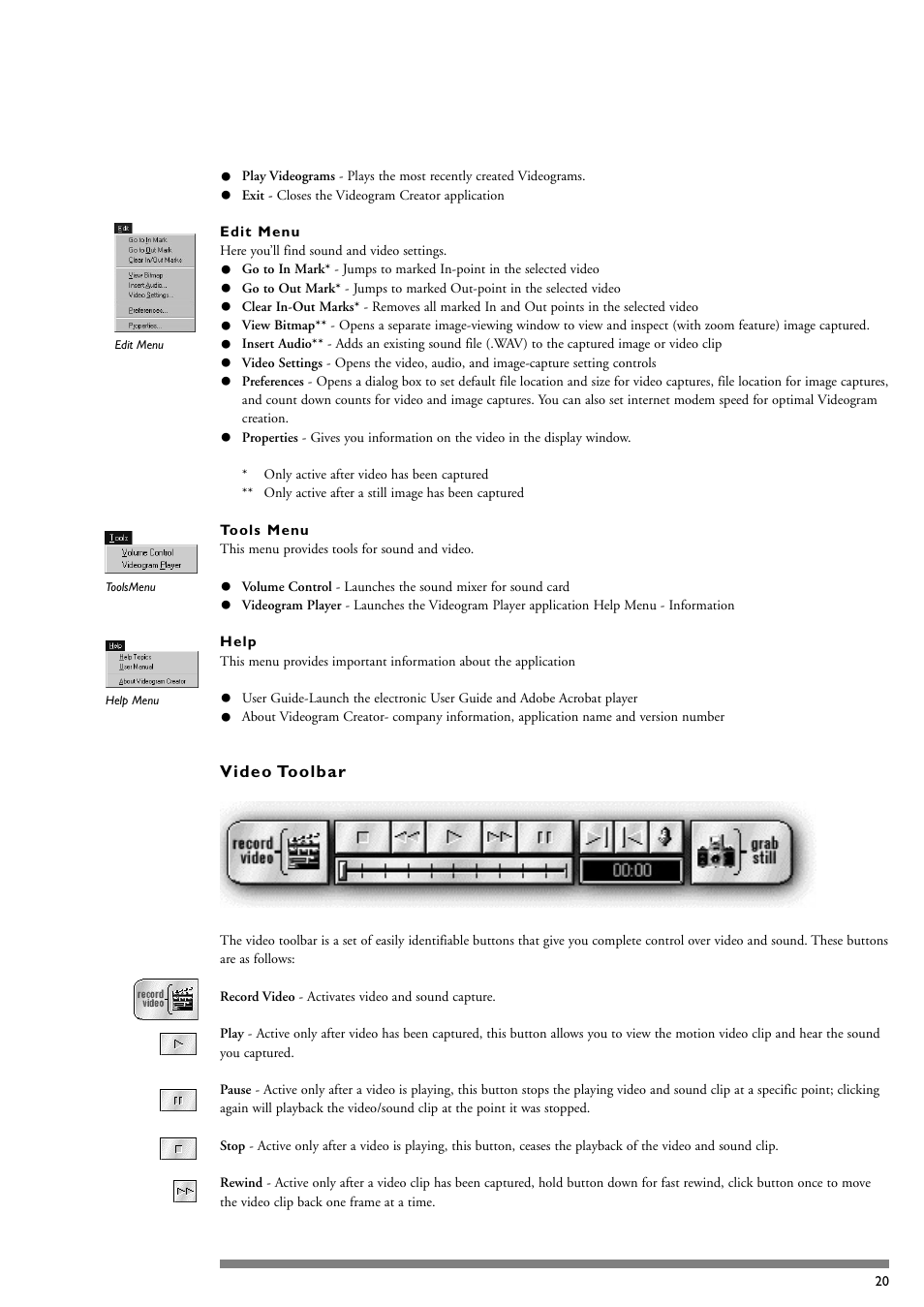 Philips PCA635VC User Manual | Page 20 / 47