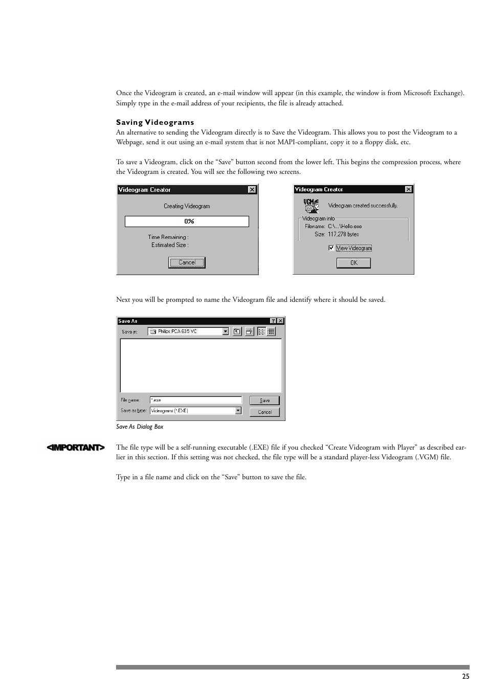 Philips PCA635VC User Manual | Page 25 / 47