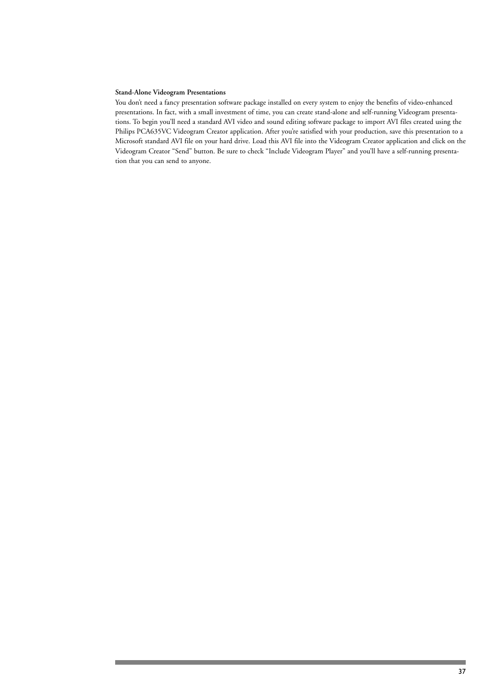 Philips PCA635VC User Manual | Page 37 / 47