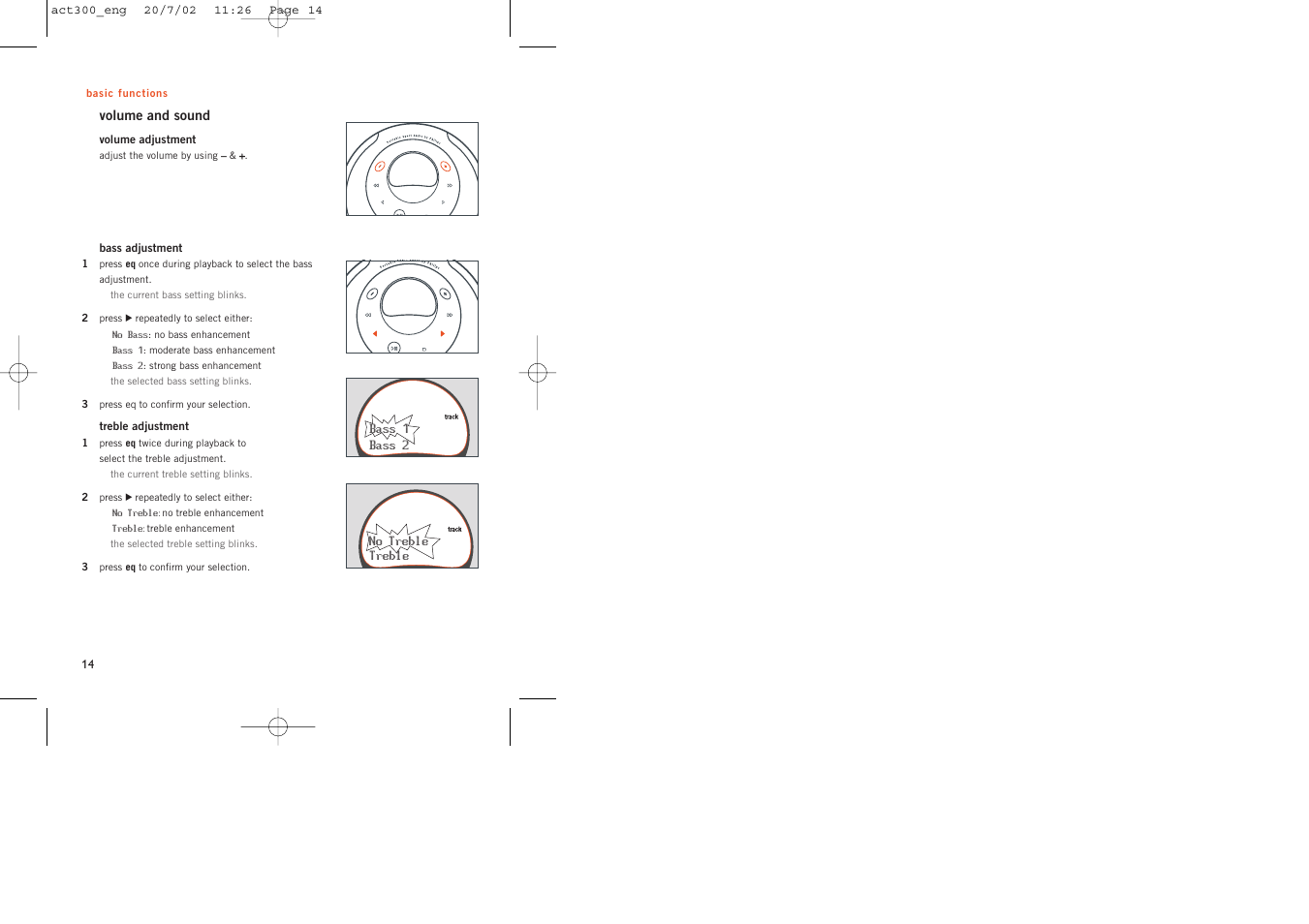Philips ACT300 User Manual | Page 14 / 28