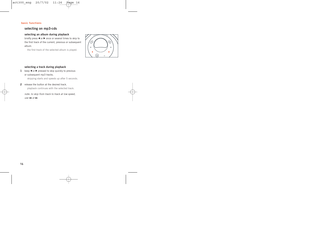 Philips ACT300 User Manual | Page 16 / 28