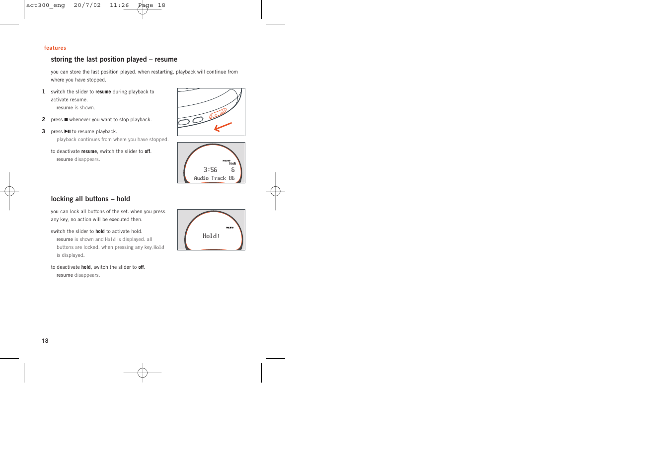 Philips ACT300 User Manual | Page 18 / 28