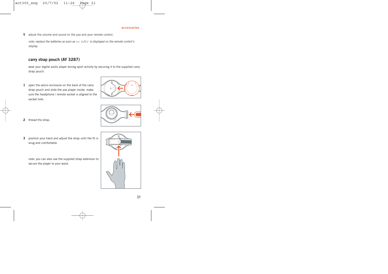 Philips ACT300 User Manual | Page 21 / 28