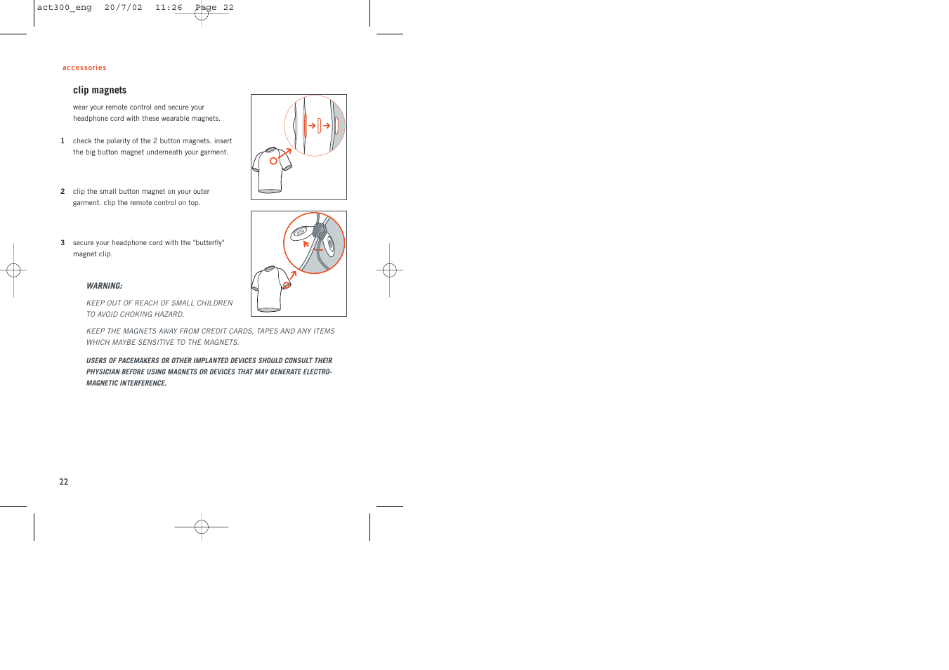 Philips ACT300 User Manual | Page 22 / 28