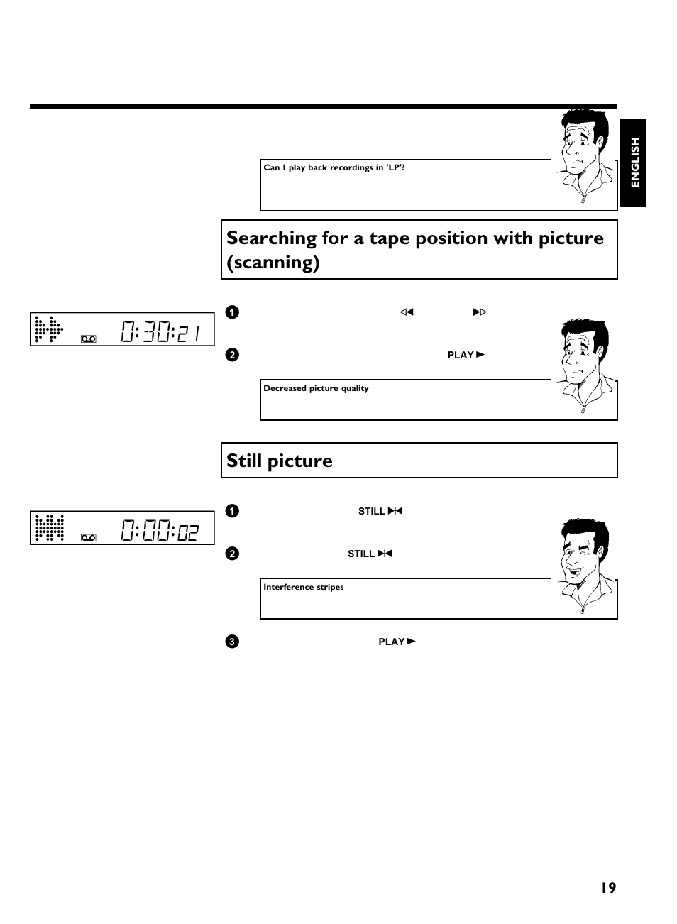 Still picture | Philips VR270B/07 User Manual | Page 23 / 39