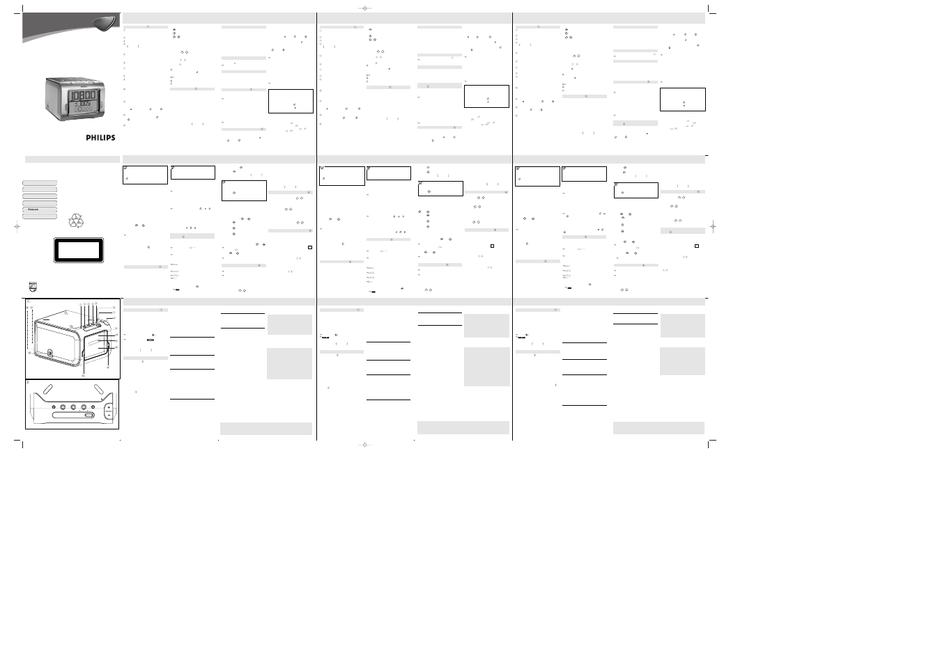 Philips AJ3980/05 User Manual | 9 pages