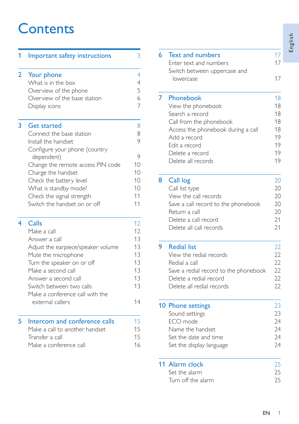 Philips CD295 User Manual | Page 3 / 44