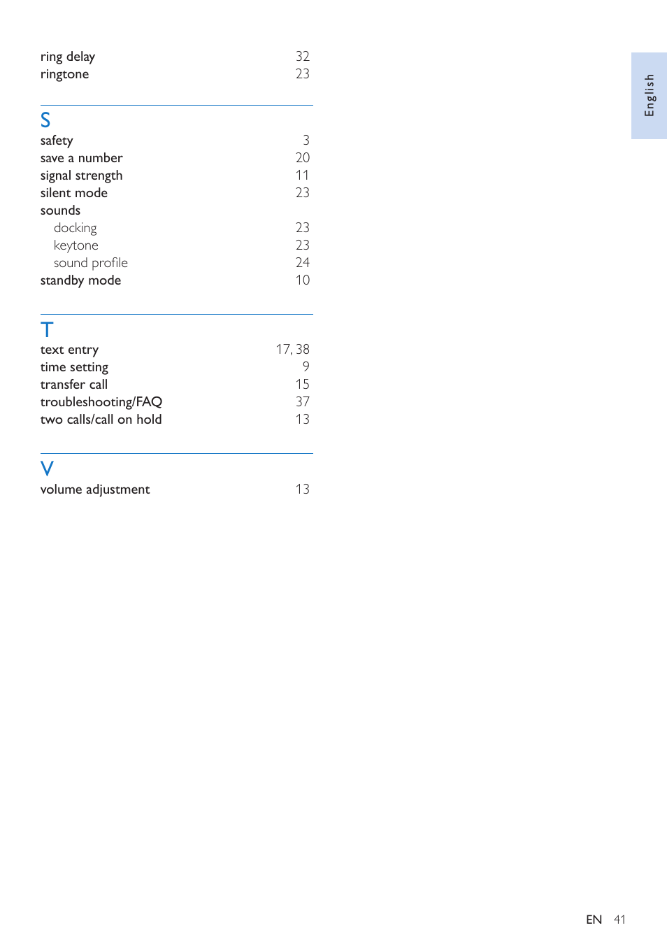 Philips CD295 User Manual | Page 43 / 44