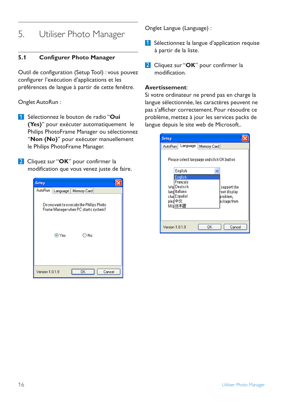Utiliser photo manager | Philips 10FF3CDW User Manual | Page 18 / 102