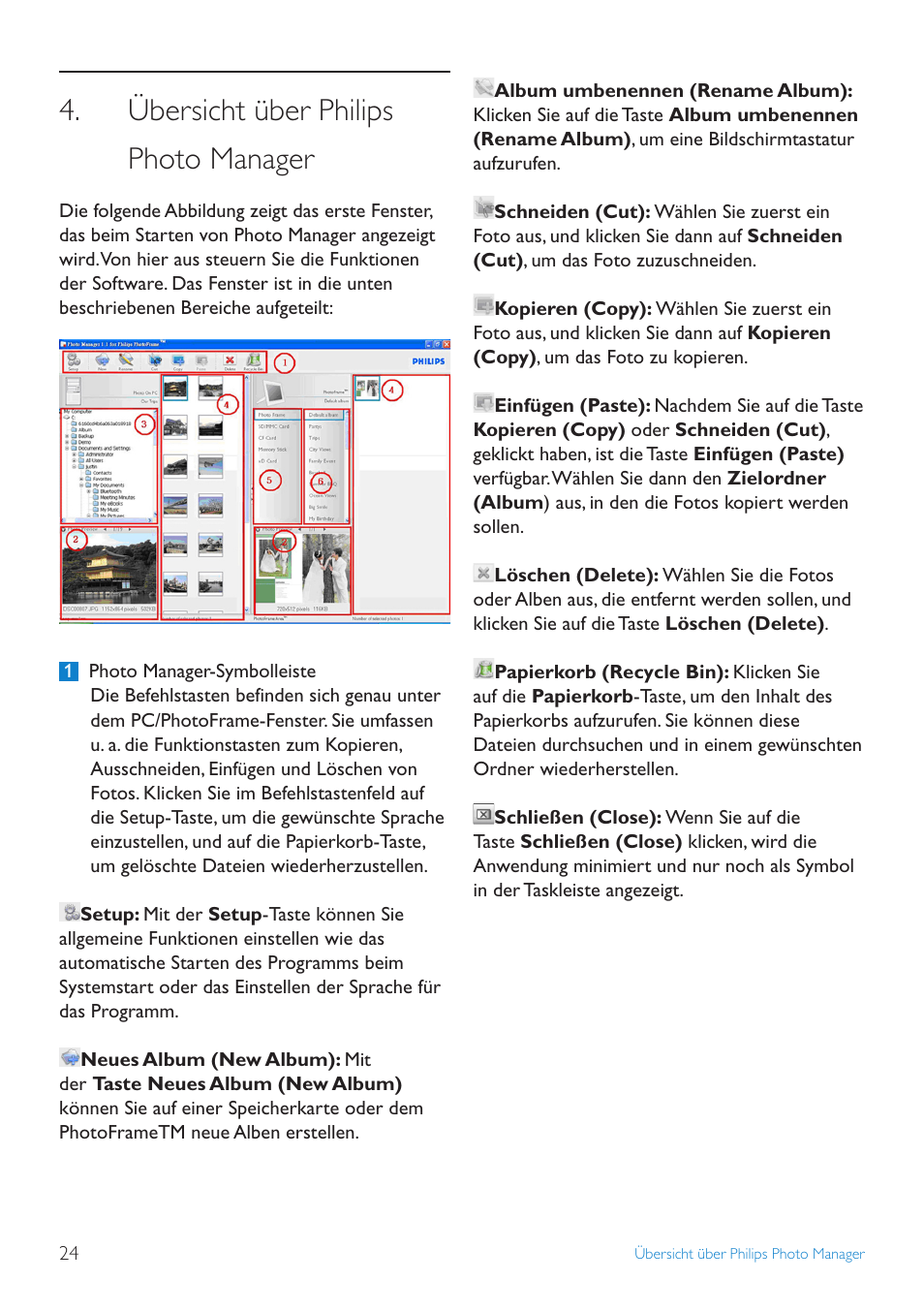 Übersicht über philips photo manager | Philips 10FF3CDW User Manual | Page 26 / 102