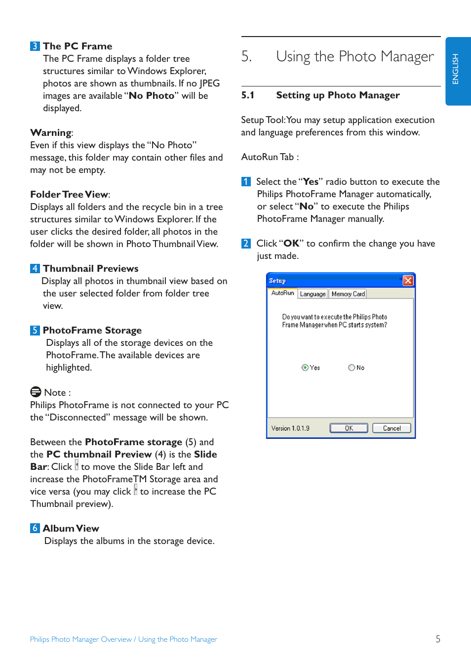 Using the photo manager | Philips 10FF3CDW User Manual | Page 7 / 102