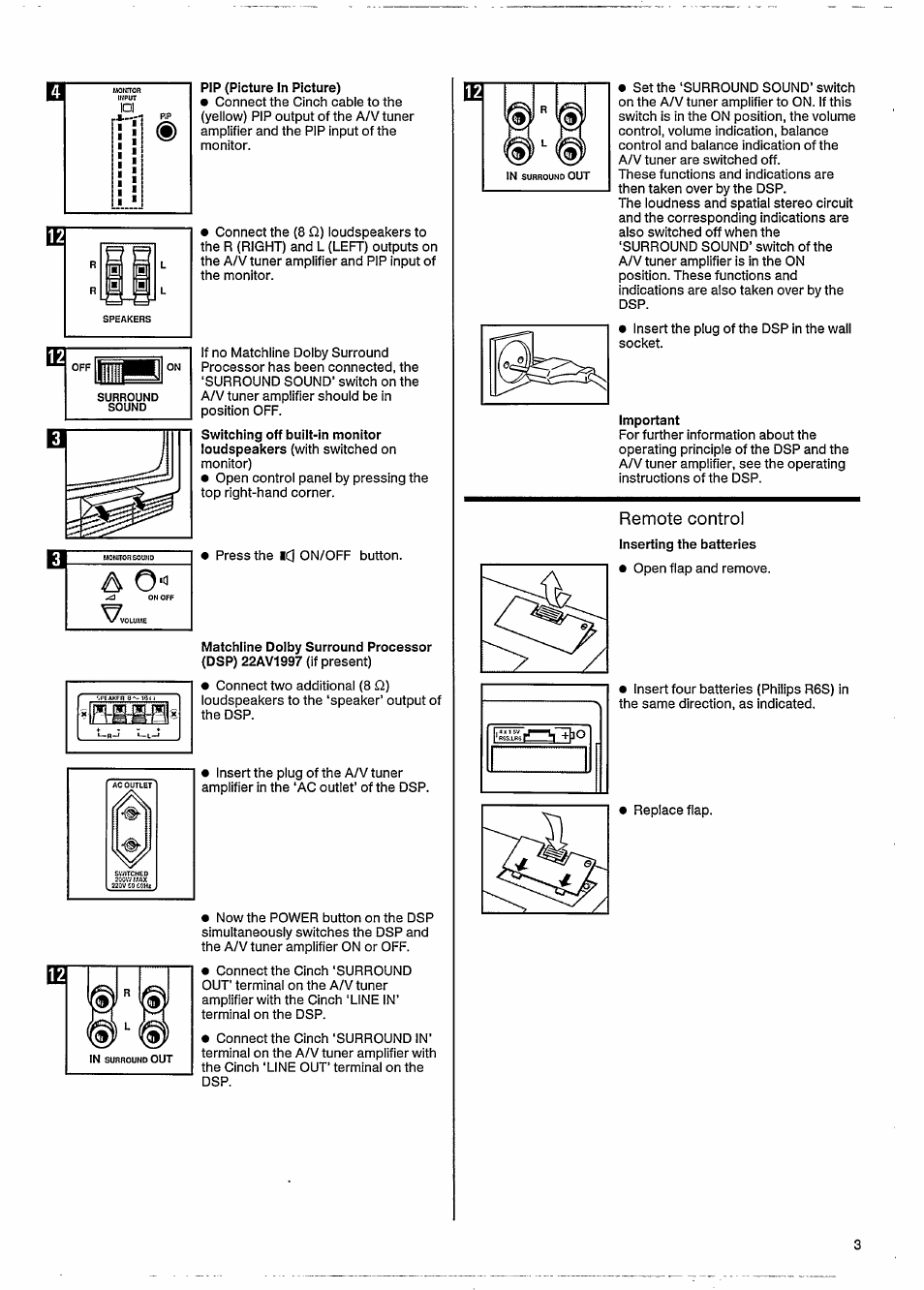 Remote control | Philips 27ce7695 User Manual | Page 7 / 37