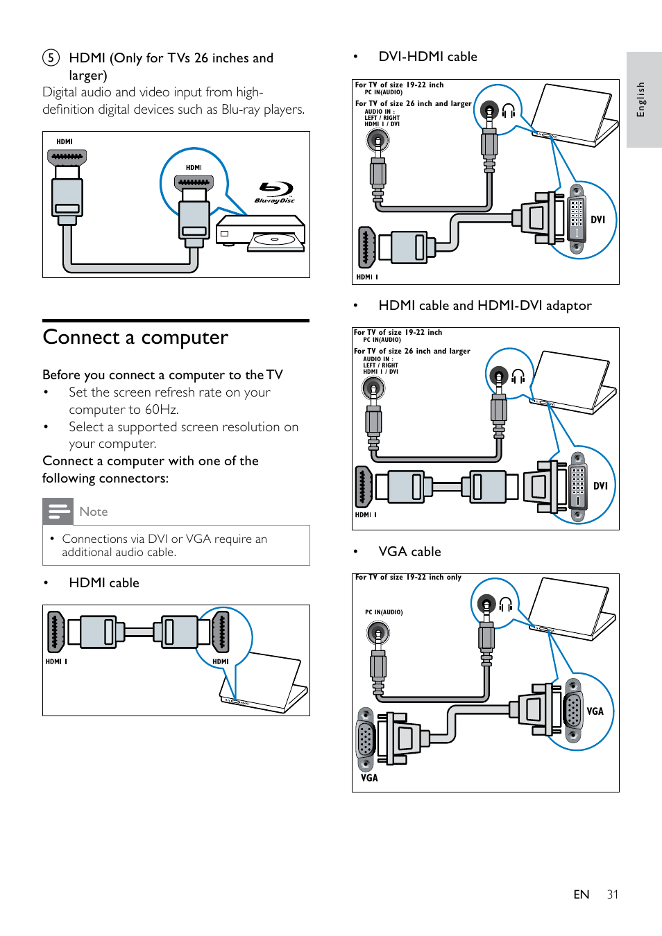 Philips 19PFL3404D/05  EN User Manual | Page 33 / 43