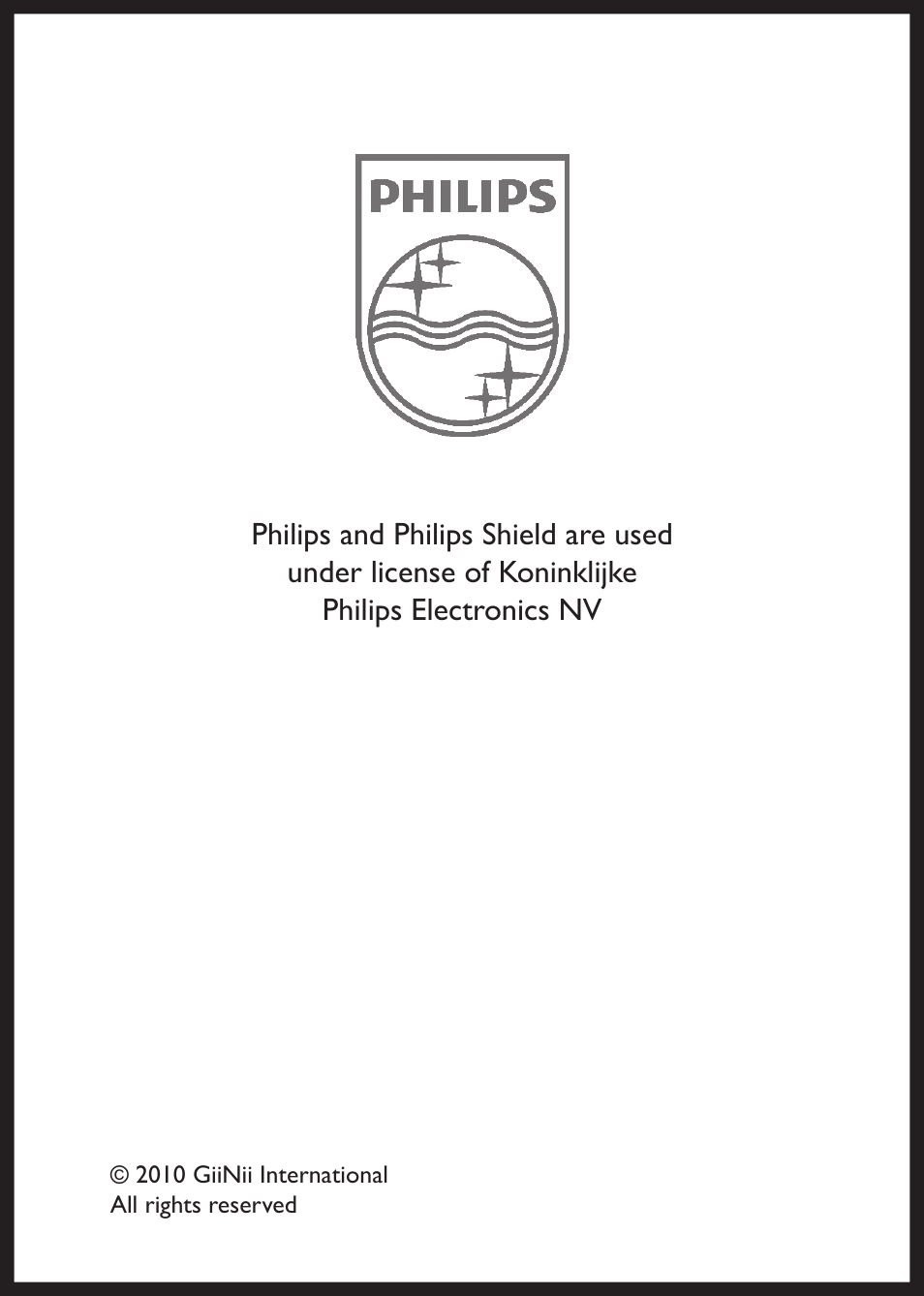 Philips SIC 3608S/G7 User Manual | Page 36 / 36