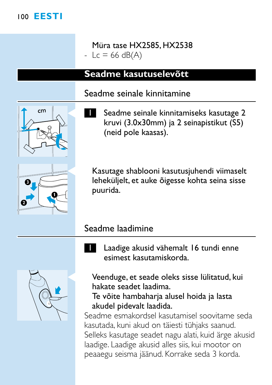 Philips HX1515 User Manual | Page 100 / 162