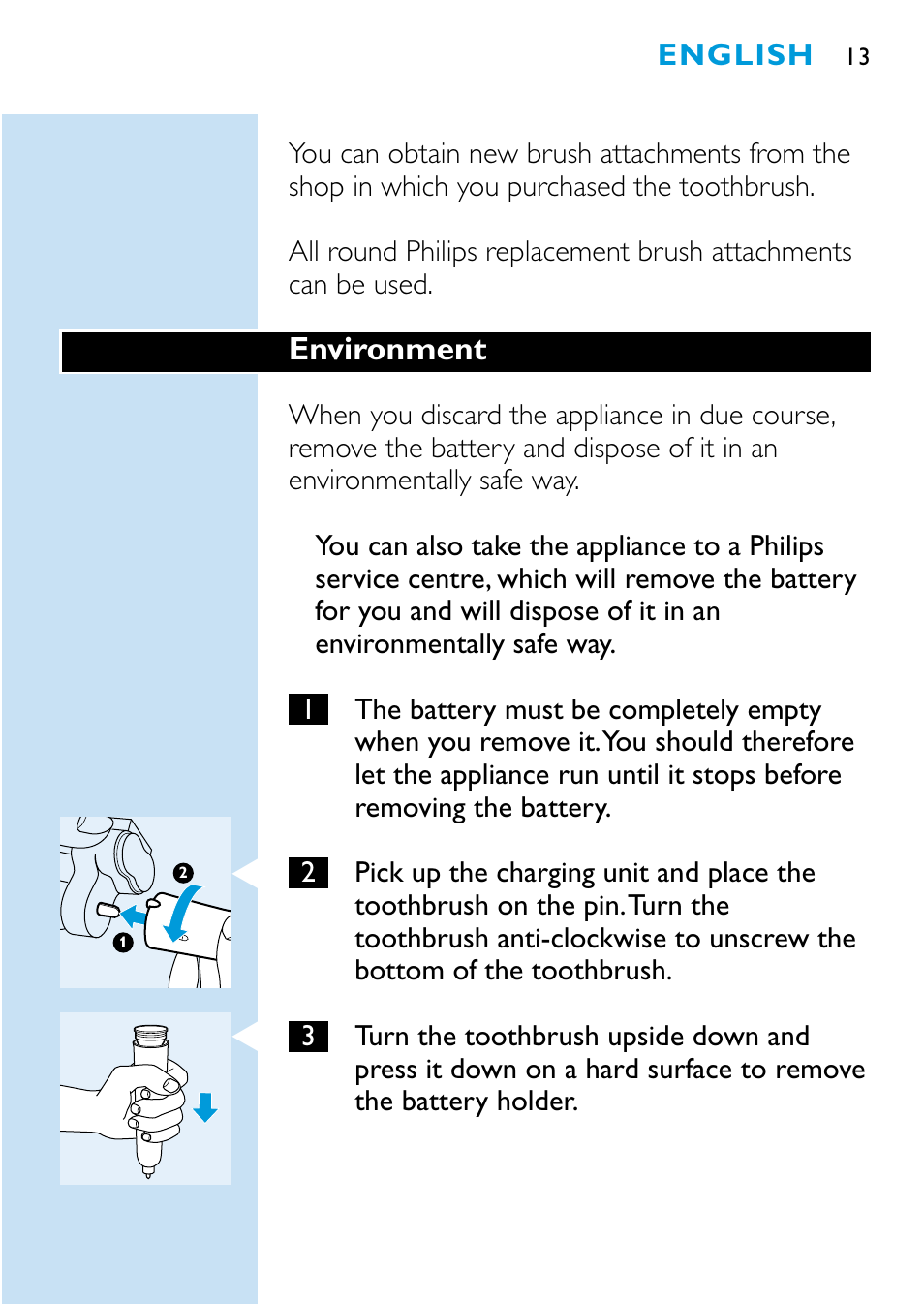 Philips HX1515 User Manual | Page 13 / 162