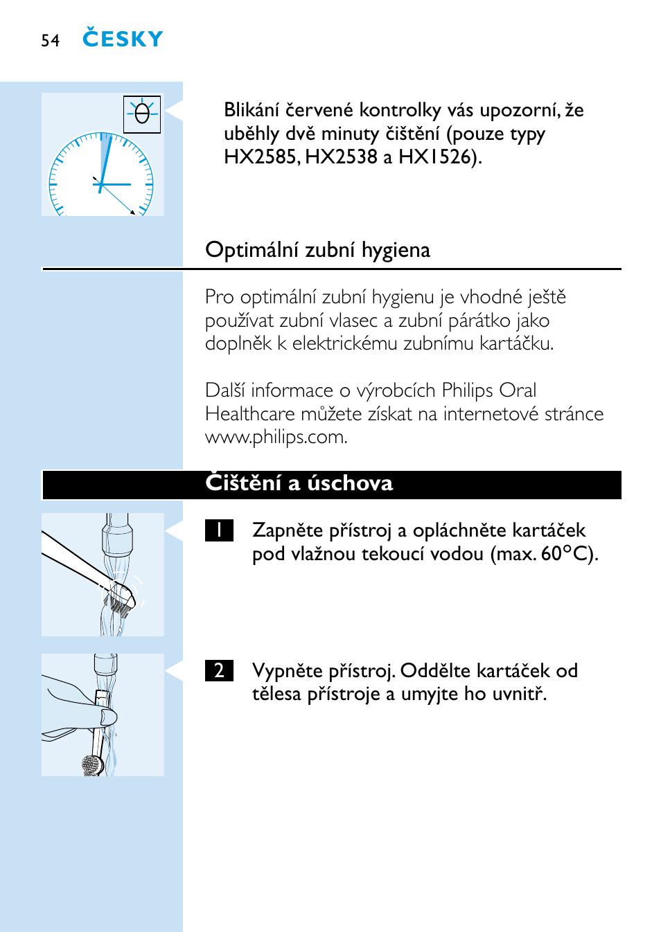 Philips HX1515 User Manual | Page 54 / 162