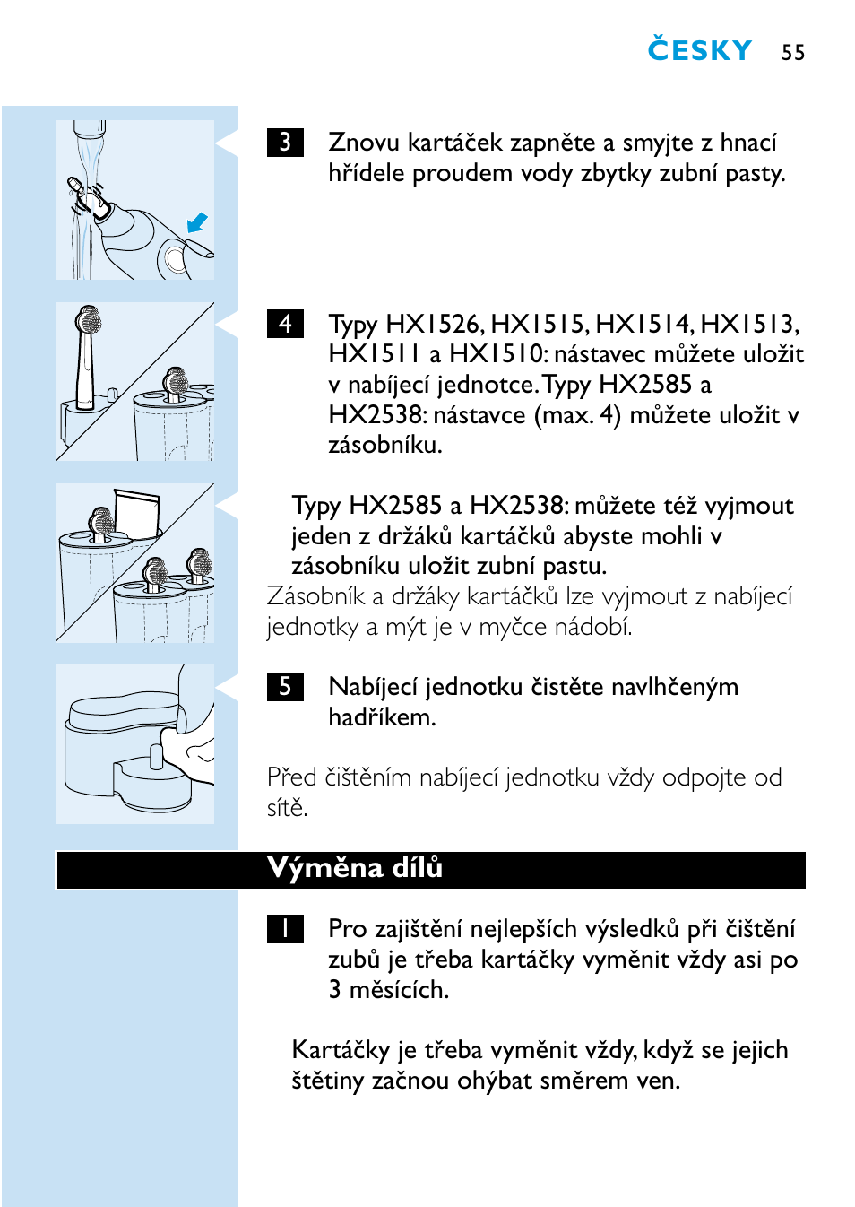 Philips HX1515 User Manual | Page 55 / 162