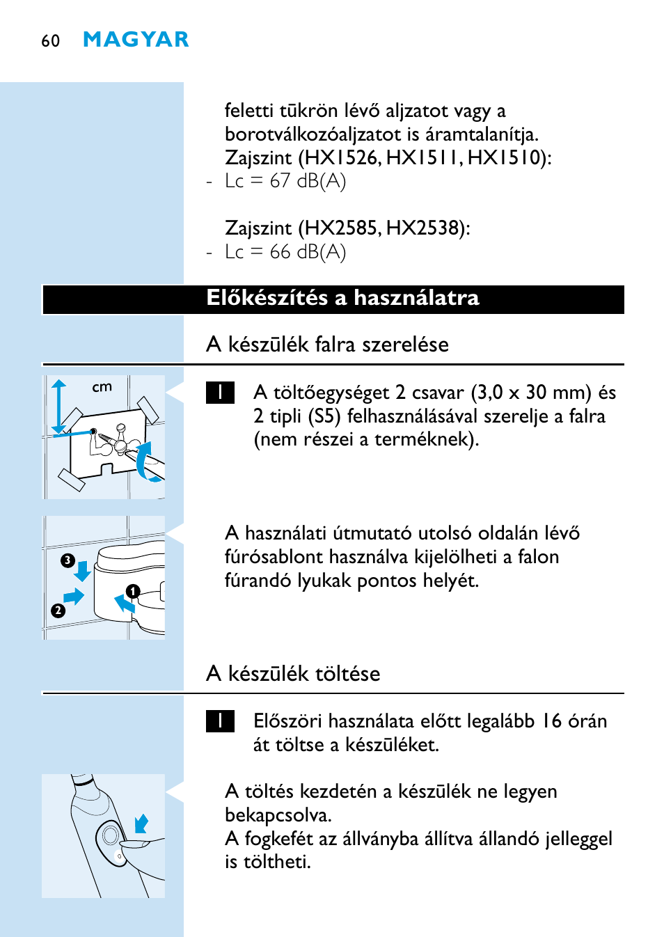 Philips HX1515 User Manual | Page 60 / 162