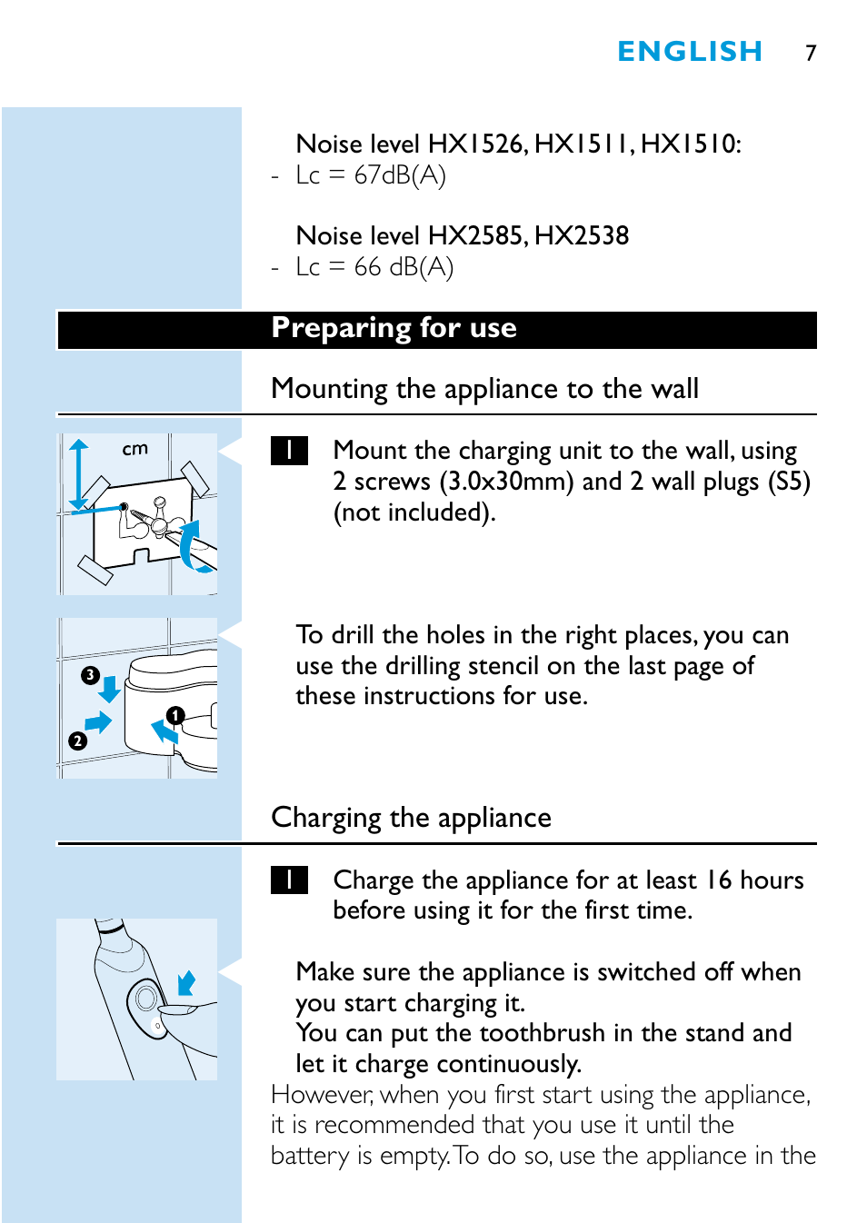 Philips HX1515 User Manual | Page 7 / 162