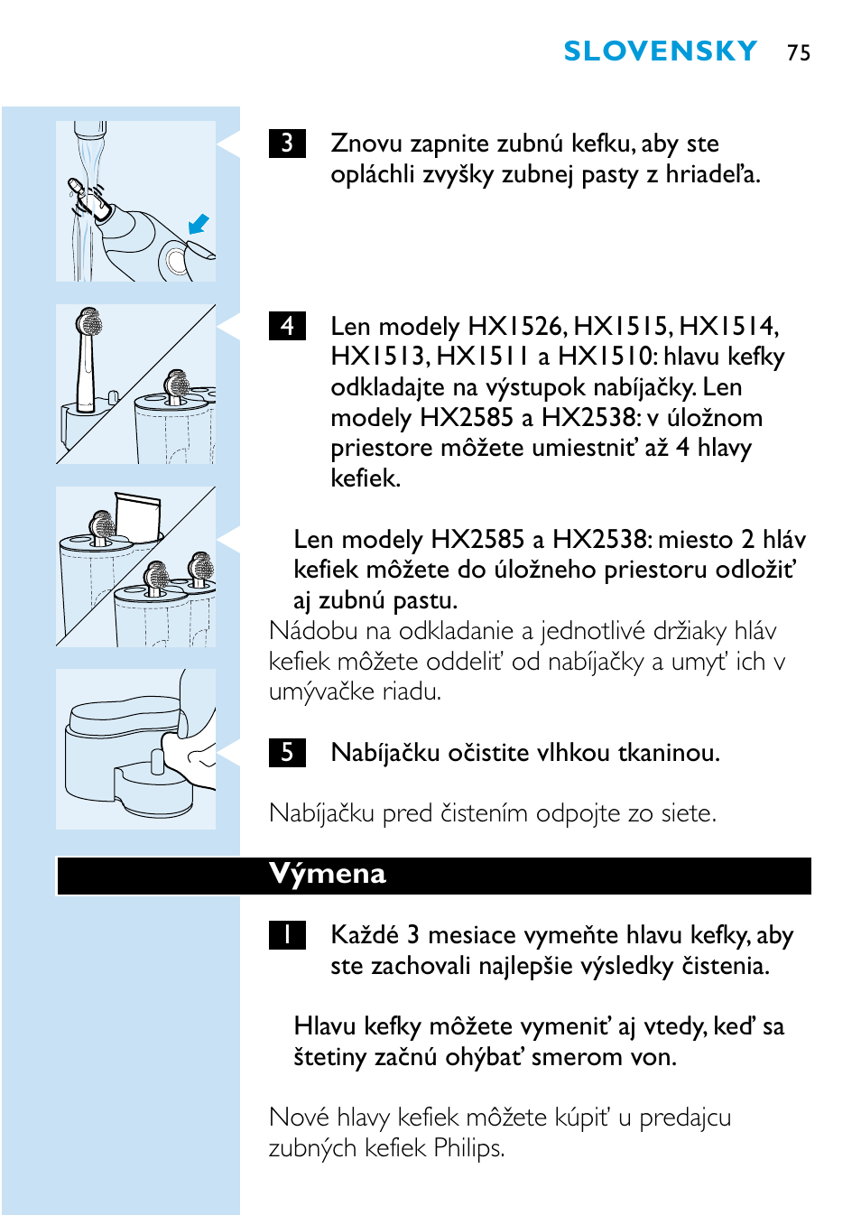 Philips HX1515 User Manual | Page 75 / 162