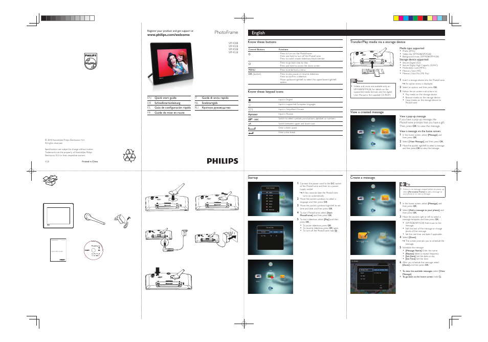 Philips SPF4528 User Manual | 4 pages