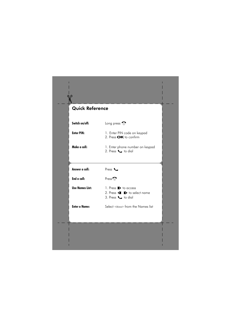 Quick reference | Philips 288 User Manual | Page 3 / 62