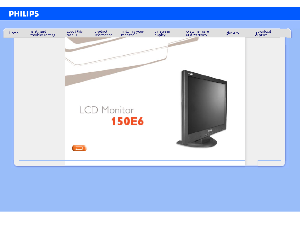 Philips 150E6 User Manual | 70 pages