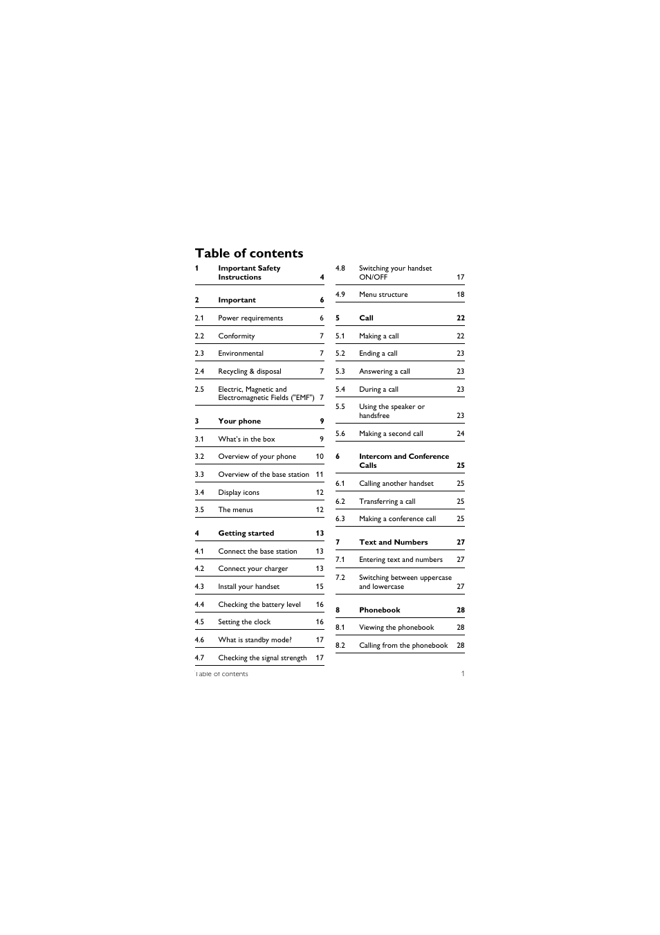 Philips SE455C User Manual | Page 3 / 64