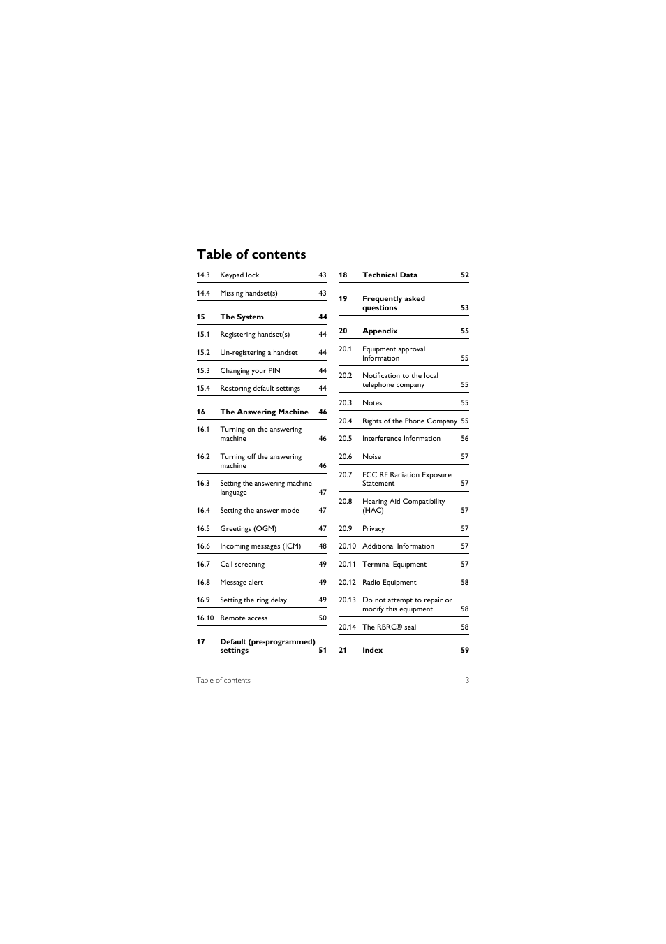 Philips SE455C User Manual | Page 5 / 64