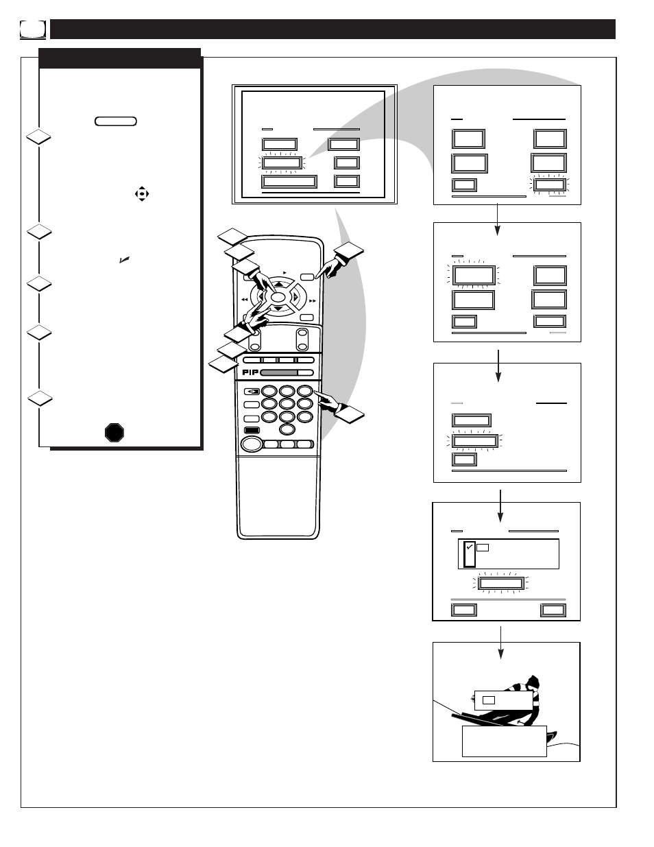 Eature, Ontrols, Continued | Philips 8P4841C User Manual | Page 16 / 59