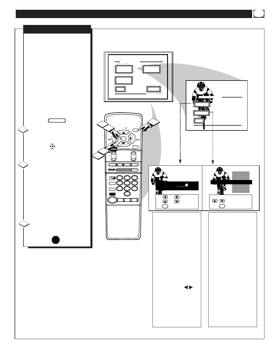 Eature, Ontrols, Continued | Stop | Philips 8P4841C User Manual | Page 21 / 59