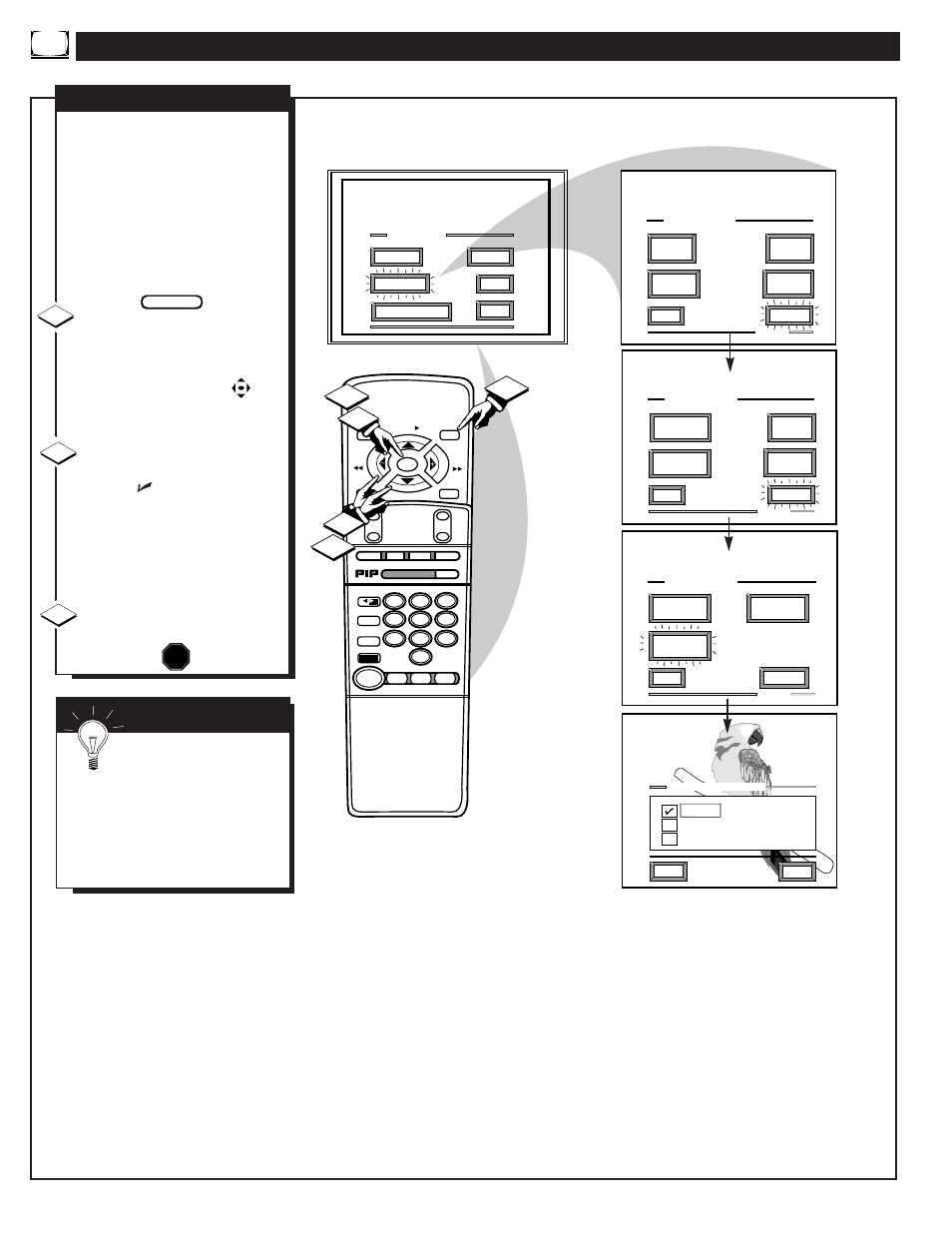 Eature, Ontrols, Continued | Mart | Philips 8P4841C User Manual | Page 22 / 59