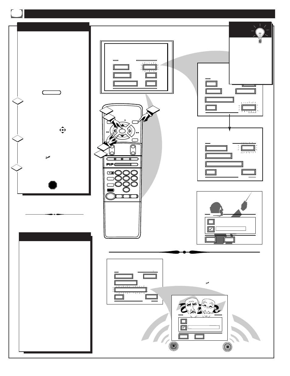 Ound, Ontrols, Continued | Stereo, Mart | Philips 8P4841C User Manual | Page 24 / 59