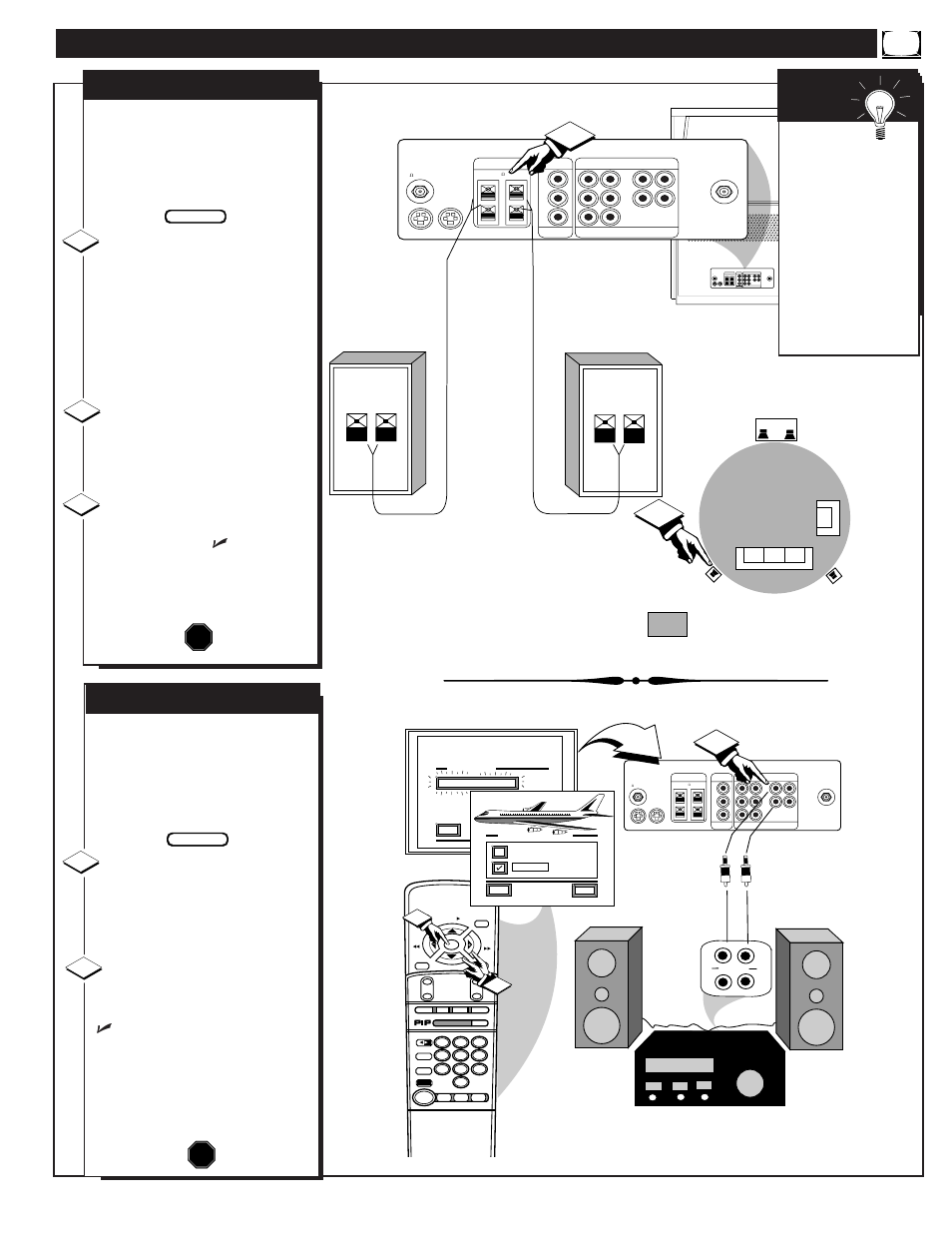 Ound, Ontrols, Continued | Surround sound, Variable audio output, Mart | Philips 8P4841C User Manual | Page 27 / 59