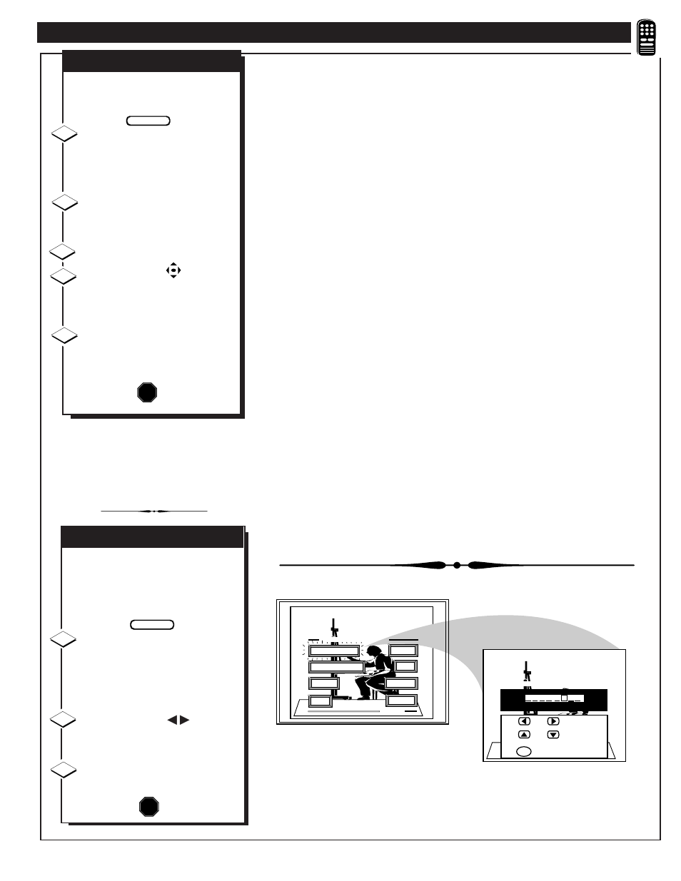 Emote, Ontrol, Peration | Continued | Philips 8P4841C User Manual | Page 33 / 59