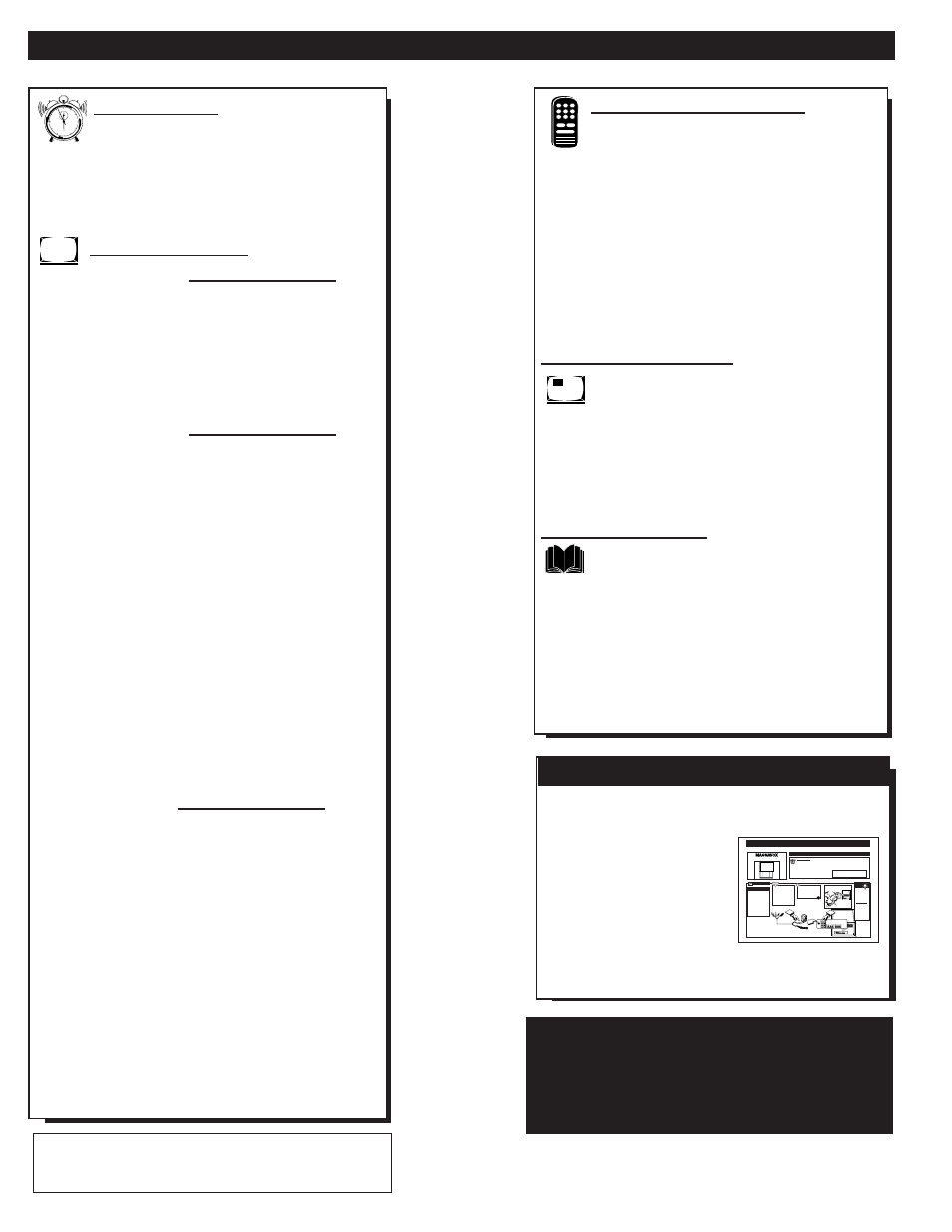 Able of, Ontents, Getting started | On-screen features, Remote control operation, Picture-in-picture (pip), General information | Philips 8P4841C User Manual | Page 4 / 59