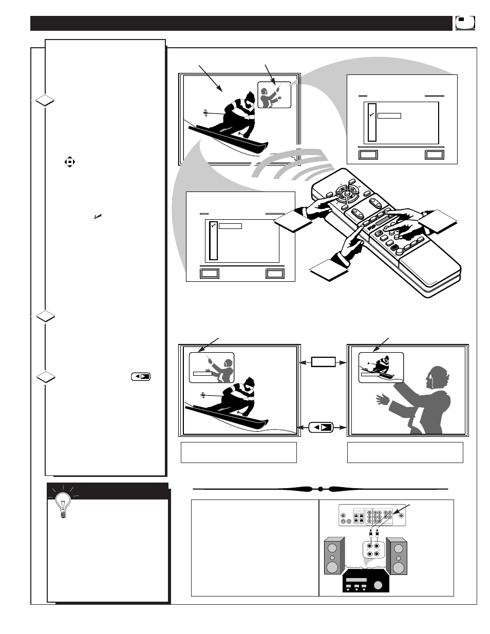 Mart, Swap, 2 tuner pip b | Philips 8P4841C User Manual | Page 43 / 59