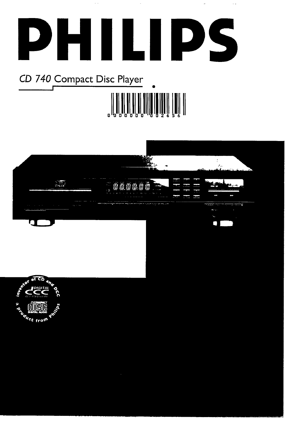 Philips CD 740 User Manual | 20 pages