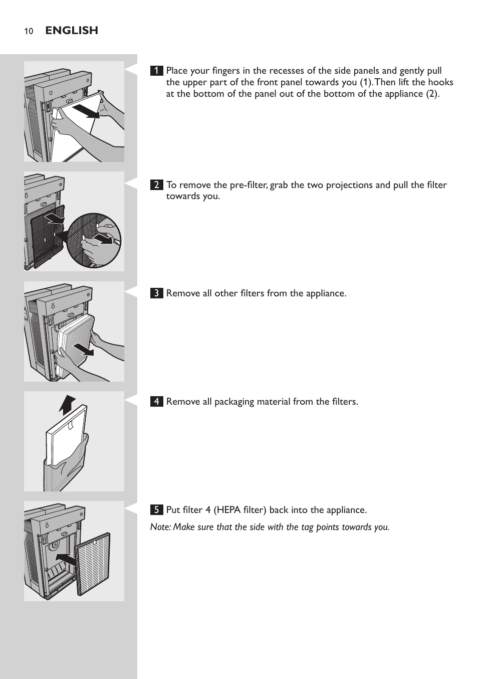 Philips AC4083 User Manual | Page 10 / 74