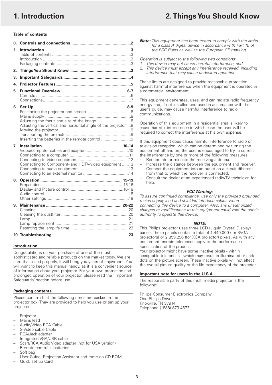 Philips 2 Series User Manual | Page 3 / 23