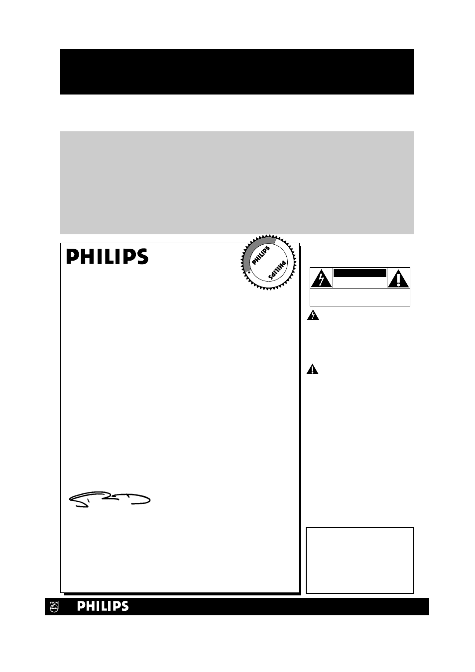 Safety, Warranty verification, Owner confirmation | Model registration, Hurry, Know these, Symbols, For customer use | Philips DV900VHS User Manual | Page 2 / 84