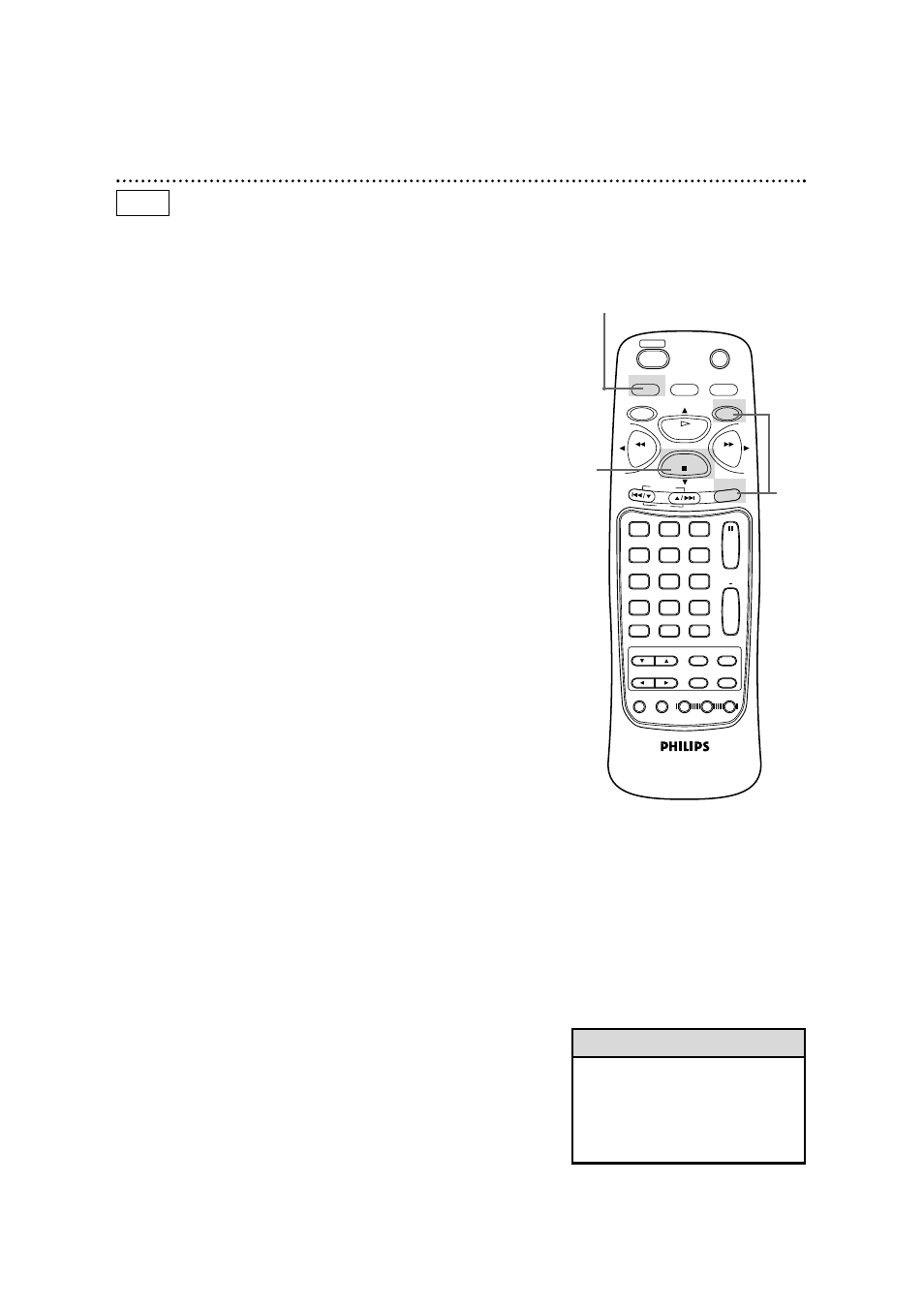 34 recording one channel/watching another | Philips DV900VHS User Manual | Page 34 / 84